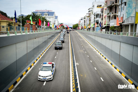 Đà Nẵng đưa vào sử dụng cụm nút giao thông phía tây cầu Trần Thị Lý - Ảnh 2.