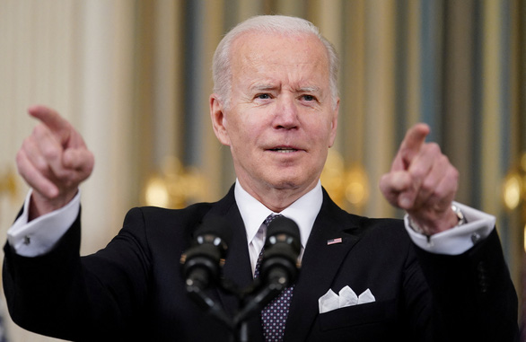 Tổng thống Biden bị hỏi gí về phát ngôn ông Putin không thể tiếp tục nắm quyền - Ảnh 1.