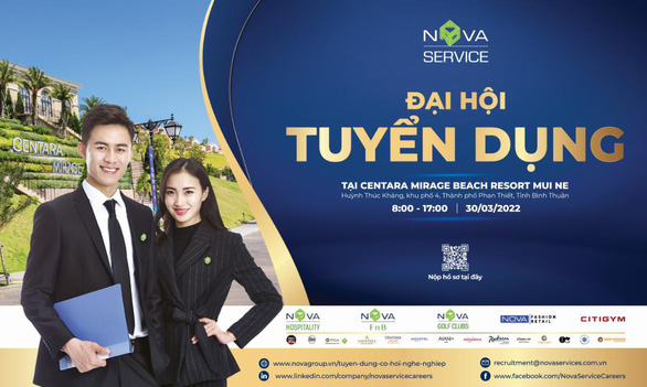 Nova Service tổ chức Đại hội tuyển dụng tại Centara Mirage Beach Resort Mui Ne - Ảnh 2.