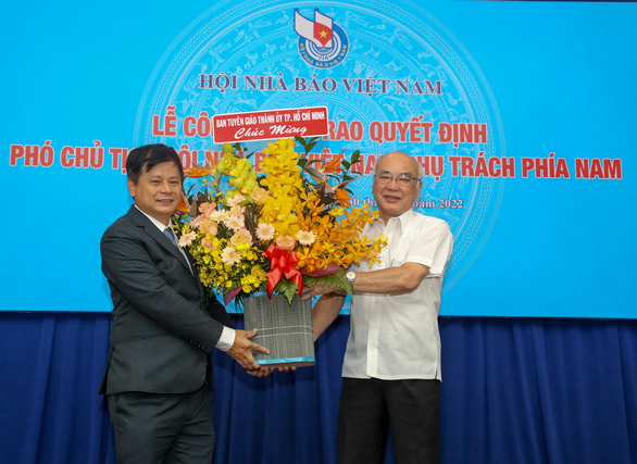 Ông Trần Trọng Dũng làm phó chủ tịch Hội Nhà báo Việt Nam phụ trách phía Nam - Ảnh 3.