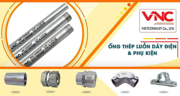 Ống luồn dây điện EMT chuẩn UL 797 Vietconduit - Thay thế hàng nhập khẩu - Ảnh 1.