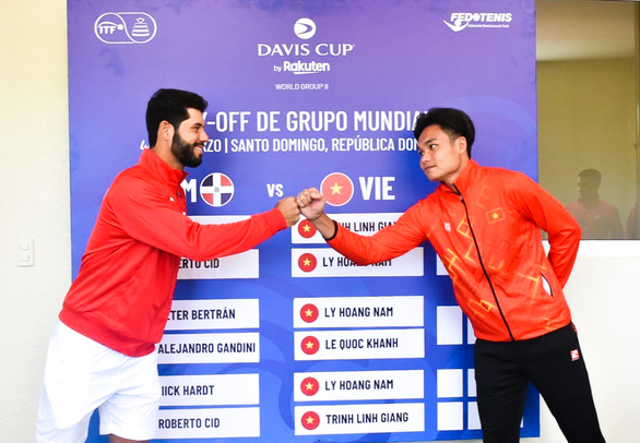 Tuyển Việt Nam ra quân thất bại trước CH Dominica ở Davis Cup - Ảnh 1.