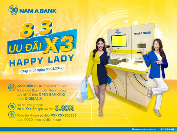 Nam A Bank tri ân khách hàng nhân ngày Quốc tế Phụ nữ 8-3 - Ảnh 2.