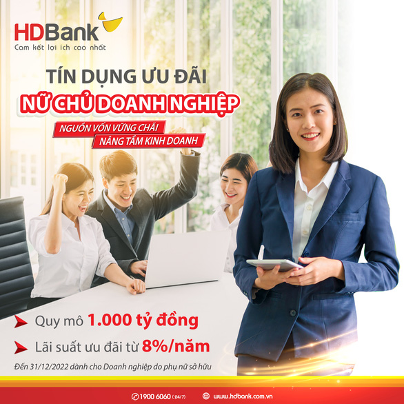 Đón 8-3, HDBank dành hơn 1.000 tỉ đồng ưu đãi lãi suất và hàng ngàn quà tặng đến khách hàng nữ - Ảnh 2.