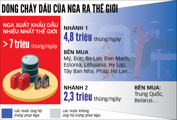 Mỹ và EU cấm vận dầu khí Nga: Lá bài nhiều rủi ro - Ảnh 1.