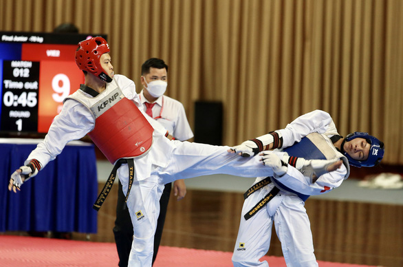 Sôi động Giải taekwondo Đông Nam Á 2022 chuẩn bị cho SEA Games 31 - Ảnh 1.