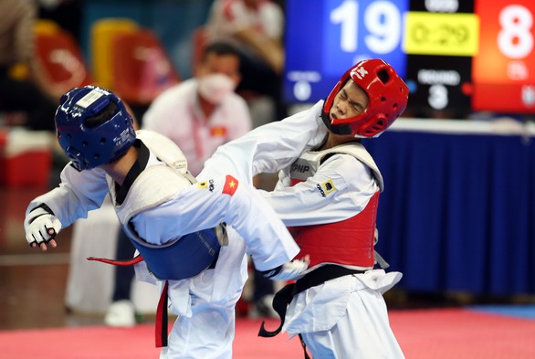 Sôi động Giải taekwondo Đông Nam Á 2022 chuẩn bị cho SEA Games 31 - Ảnh 3. Sôi động Giải taekwondo Đông Nam Á 2022 chuẩn bị cho SEA Games 31 - Ảnh 3.