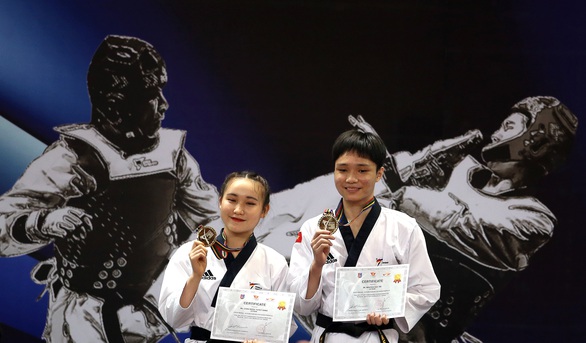 Sôi động Giải taekwondo Đông Nam Á 2022 chuẩn bị cho SEA Games 31 - Ảnh 6. Sôi động Giải taekwondo Đông Nam Á 2022 chuẩn bị cho SEA Games 31 - Ảnh 6.