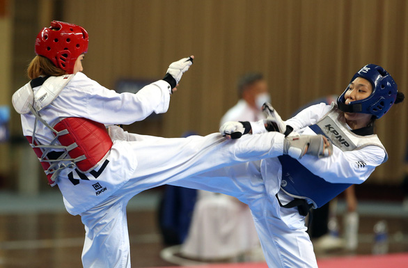 Sôi động Giải taekwondo Đông Nam Á 2022 chuẩn bị cho SEA Games 31 - Ảnh 8.