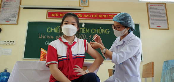 Quảng Ninh bắt đầu tiêm vắc xin COVID-19 cho trẻ 5-12 tuổi - Ảnh 1.