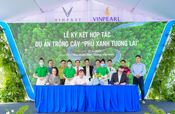 VinFast khởi động dự án trồng rừng “Phủ xanh tương lai” - Ảnh 1.