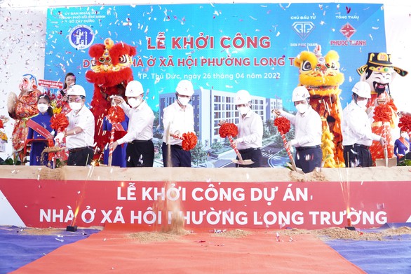 Khởi công dự án 600 căn nhà ở xã hội - Ảnh 1. Khởi công dự án 600 căn nhà ở xã hội - Ảnh 1.