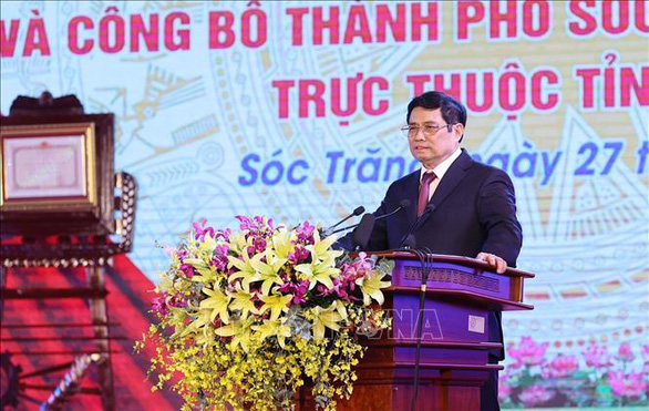 Thủ tướng Phạm Minh Chính dự lễ 30 năm tái lập tỉnh Sóc Trăng - Ảnh 2.