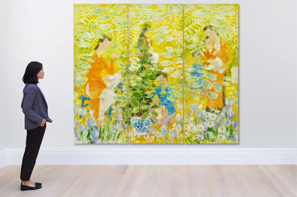 Bức tranh lớn nhất của họa sĩ Lê Phổ vừa bán được 2,3 triệu đôla Mỹ - Ảnh 3.
