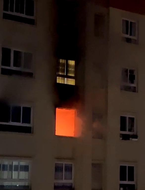 Căn hộ chung cư tô ký tower ở quận 12 bốc cháy sau tiếng cự cãi