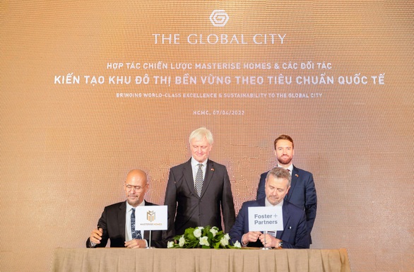 Lãnh sự quán Anh chứng kiến ký kết phát triển khu đô thị The Global City - Ảnh 1. Lãnh sự quán Anh chứng kiến ký kết phát triển khu đô thị The Global City - Ảnh 1.