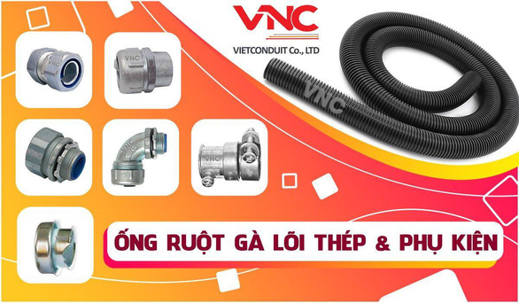 Các loại ống ruột gà luồn dây điện và phụ kiện Vietconduit đạt chuẩn quốc tế - Ảnh 2.