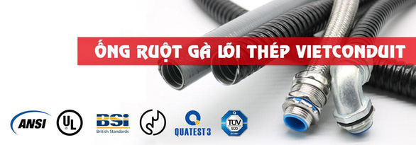 Các loại ống ruột gà luồn dây điện và phụ kiện Vietconduit đạt chuẩn quốc tế - Ảnh 3.