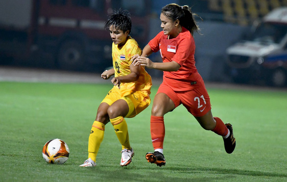 Tuyển nữ Thái Lan thắng dễ trận đầu tiên tại SEA Games 31 - Ảnh 2.