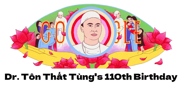 Google Doodle tôn vinh giáo sư Tôn Thất Tùng - Ảnh 1.