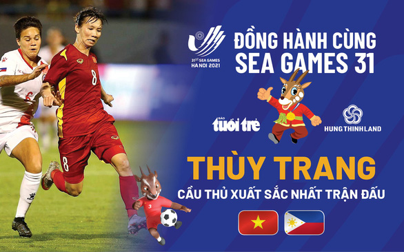 Thùy Trang xuất sắc nhất trận tuyển nữ Việt Nam thắng Philippines - Ảnh 1.