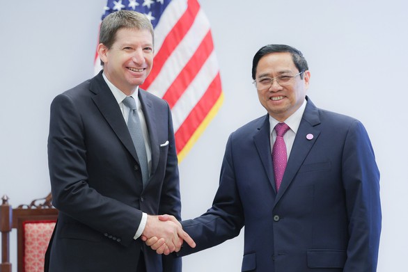 Prime Minister Pham Minh Chinh receives the General Director of the US Agency for International Financial Development - Photo 1.