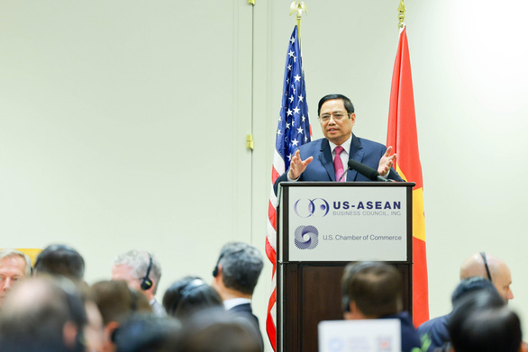 Thủ tướng Phạm Minh Chính gặp gỡ doanh nghiệp Mỹ - Ảnh 1.