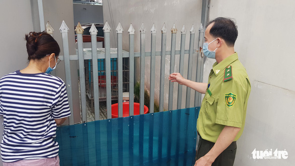 An old woman in Thu Duc City hands over 2 otters to rangers - Photo 2.