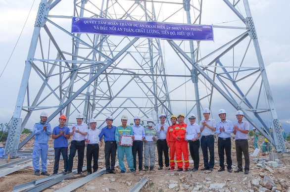 Lãnh đạo truyền tải điện quốc gia thăm lực lượng thi công tại dự án điện trọng điểm  - Ảnh 5.