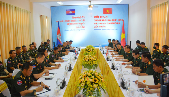 Đối thoại chính sách quốc phòng Việt Nam - Campuchia cấp thứ trưởng - Ảnh 1.