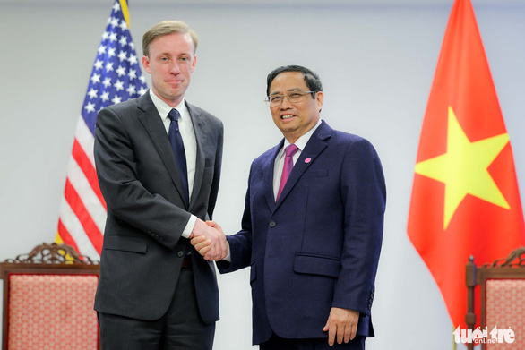 Prime Minister Pham Minh Chinh receives US National Security Advisor Jake Sullivan - Photo 1.