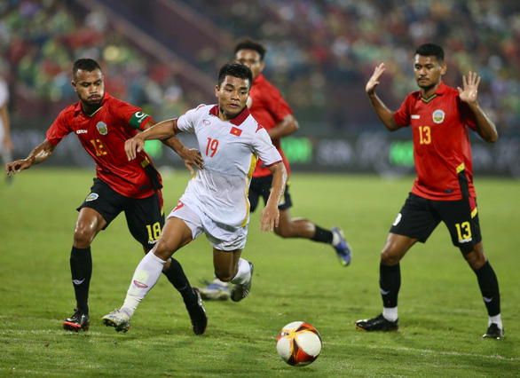 Đánh bại Timor Leste, U23 Việt Nam đoạt ngôi nhất bảng A - Ảnh 1.
