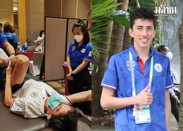 Chàng trai vàng điền kinh Thái Lan làm khán giả tại SEA Games 31 vì chấn thương - Ảnh 1.