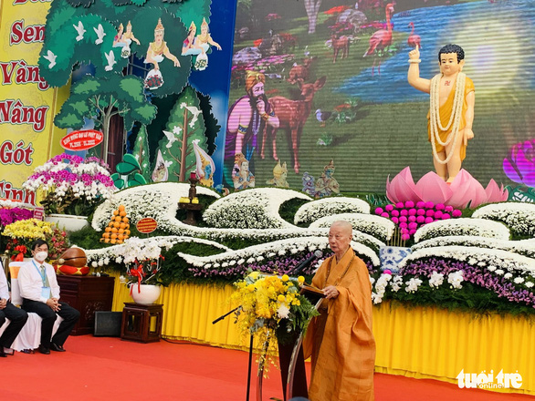 Hàng ngàn tăng ni, Phật tử dự Đại lễ Phật đản tại Việt Nam Quốc Tự - Ảnh 1.