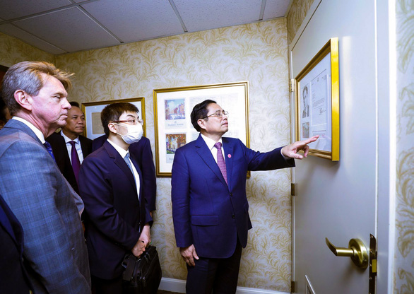 Thủ tướng Phạm Minh Chính thăm nơi Chủ tịch Hồ Chí Minh từng làm việc tại Boston - Ảnh 4.