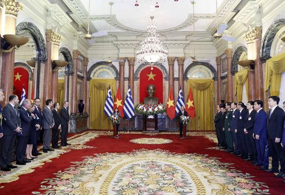 Tổng thống Hy Lạp thăm chính thức Việt Nam - Ảnh 6.