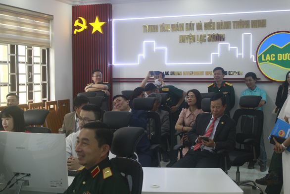 Huyện Lạc Dương chính thức đưa vào vận hành trung tâm giám sát và điều hành thông minh - Ảnh 3.