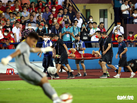Chung kết với U23 Thái Lan, nhiều khả năng hậu vệ Lê Văn Xuân không thể thi đấu - Ảnh 1.