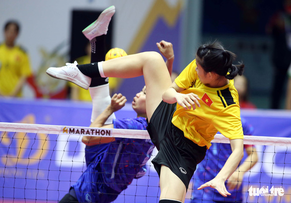 Cầu mây nữ Việt Nam gây sốt dù thua Thái Lan ở chung kết - Ảnh 3.