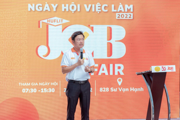 HUFLIT Job Fair 2022 - Cầu nối cung cấp nhân lực cho doanh nghiệp - Ảnh 1.