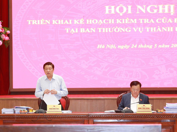 Ban Chỉ đạo trung ương về phòng, chống tham nhũng, tiêu cực kiểm tra tại Hà Nội - Ảnh 1.