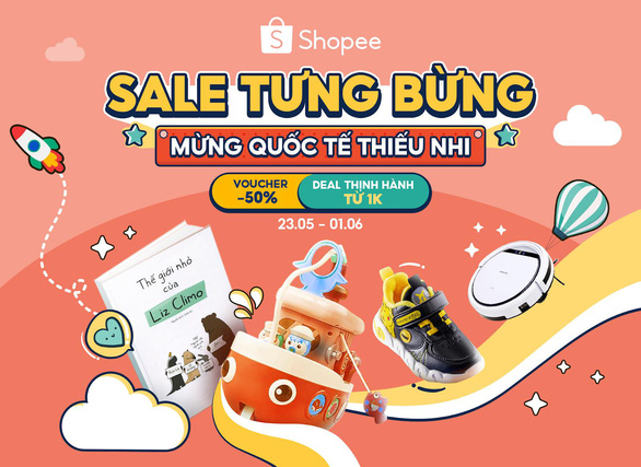 Mừng Quốc Tế Thiếu Nhi, Shopee giúp bố mẹ chọn quà chiều theo ý trẻ - Ảnh 1.