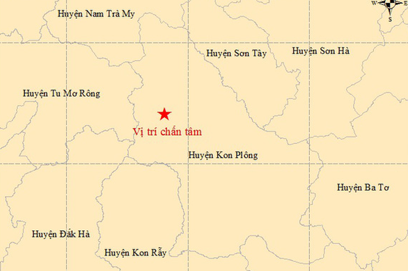 Thêm trận động đất mạnh 3,4 độ Richter ở Kon Tum - Ảnh 1.