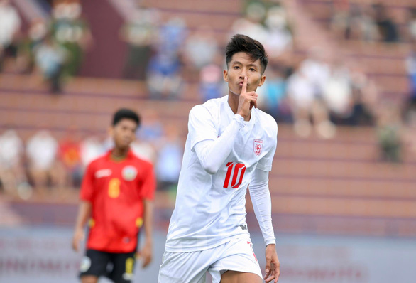 U23 Myanmar thắng kịch tính Timor Leste nhờ bàn thắng phút bù giờ - Ảnh 4.