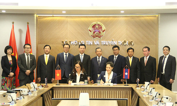 Việt Nam - Lào tăng cường hợp tác về bưu chính, viễn thông, tần số vô tuyến điện - Ảnh 1.