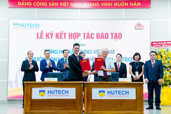 HUTECH ký kết hợp tác với Tổng hội Xây dựng Việt Nam về đào tạo - Ảnh 1.