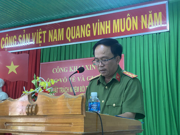 Vụ án 39 năm: Công an Bình Thuận xin lỗi ông Võ Tê - Ảnh 1.