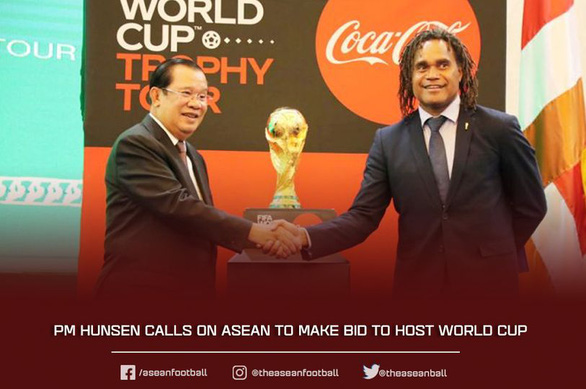 Thủ tướng Campuchia Hun Sen kêu gọi Đông Nam Á chung tay đăng cai World Cup - Ảnh 1.