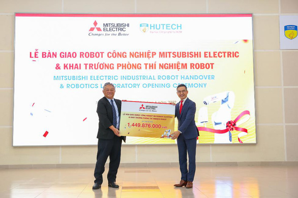 HUTECH khánh thành phòng thí nghiệm AI do Mitsubishi Electric Việt Nam tài trợ - Ảnh 1.