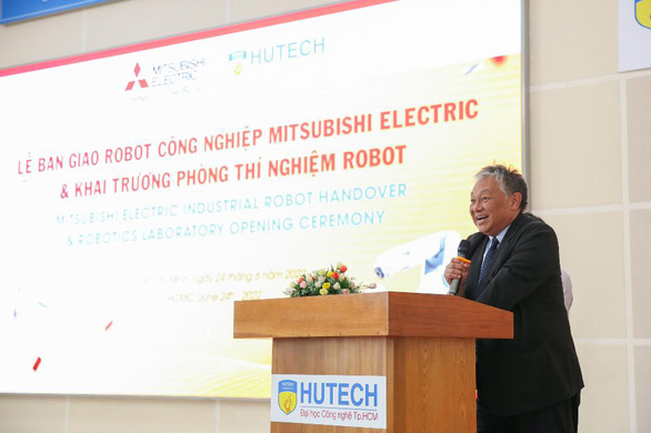 HUTECH khánh thành phòng thí nghiệm AI do Mitsubishi Electric Việt Nam tài trợ - Ảnh 2.